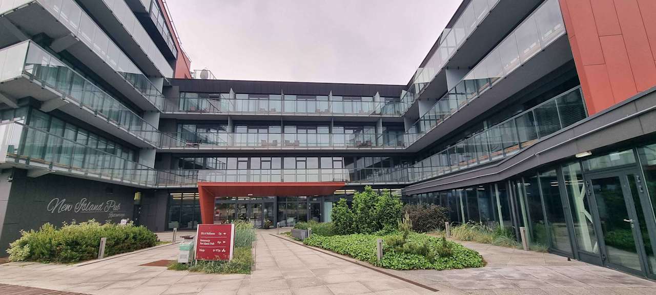 Außenansicht Hotel Mikołajki