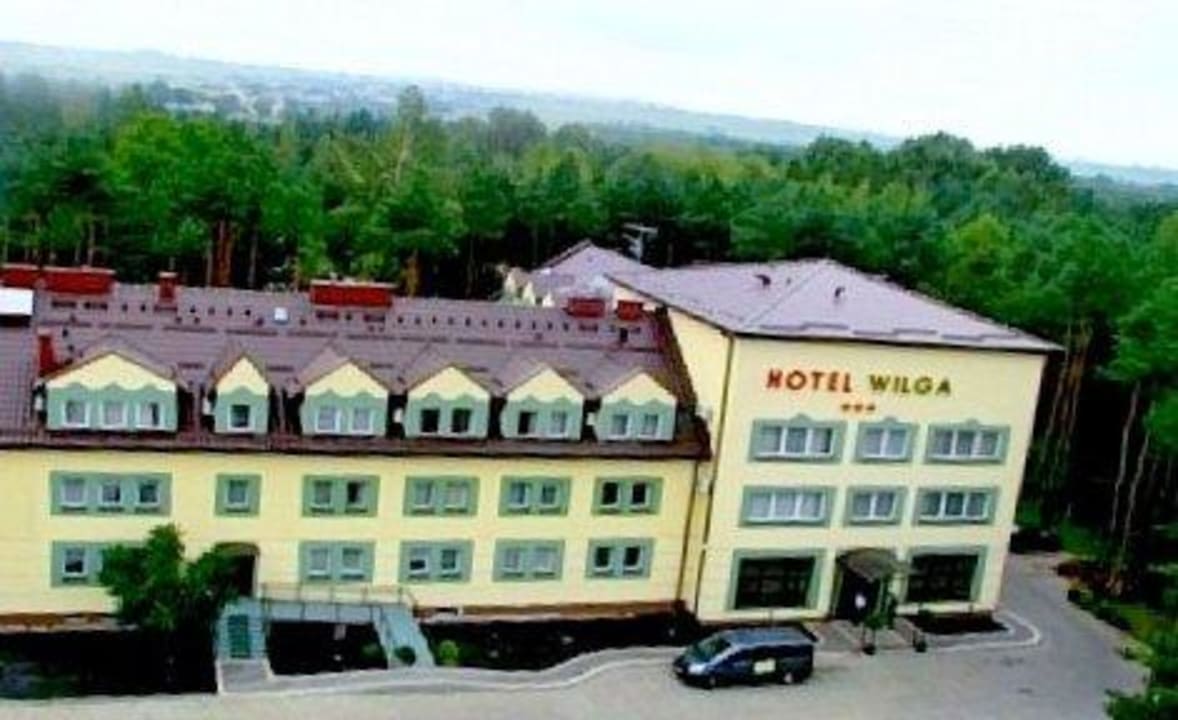 Widok z lotu ptaka Hotel Wilga by Katowice Airport