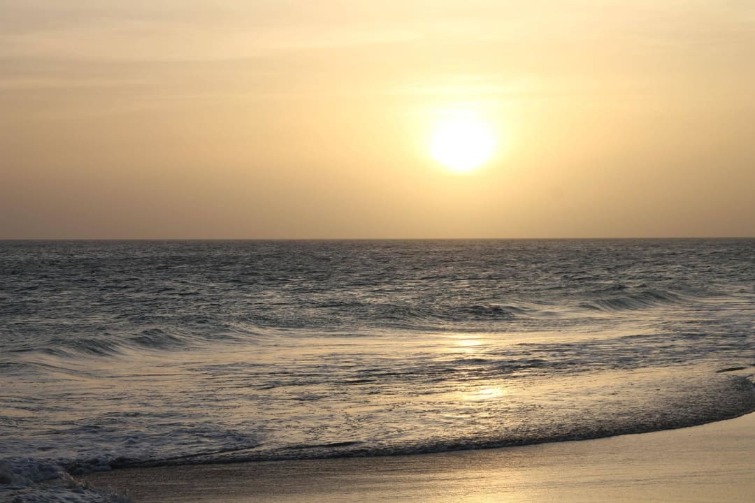 Sonnenuntergang über dem Meer Hotel Riu Touareg