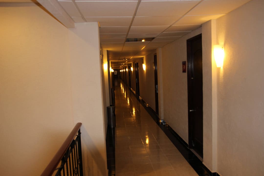 Gang zu den Zimmern Hotel Plaza Campeche