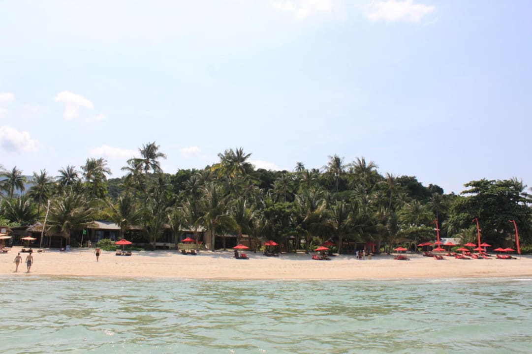 Blick vom Meer Anantara Rasananda Koh Phangan -  Villas