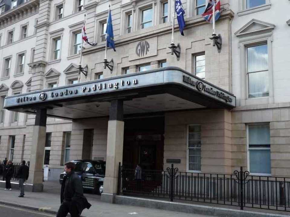 Hoteleingang Hilton London Paddington