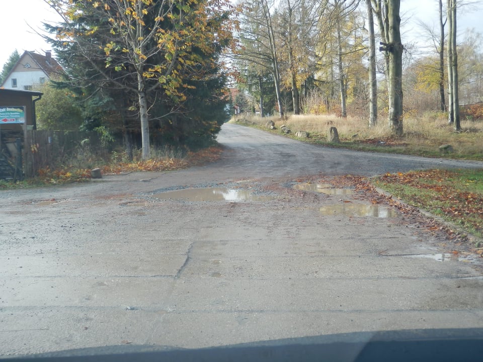 Straße zum Hotel Apartmenthotel-Harz