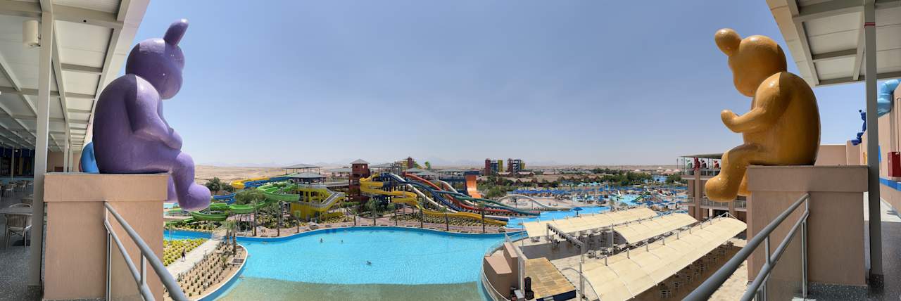 Außenansicht Pickalbatros Jungle Aqua Park Resort - Neverland Hurghada