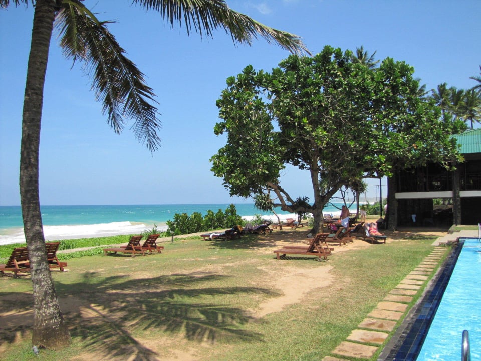 Blick aufs Meer Hotel Koggala Beach