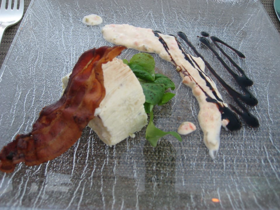 Vorspeise, das Auge isst mit Kleines Hotel Kärnten