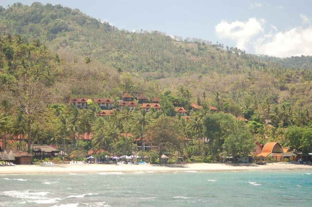 Blick zum Hotelstrand Hotel Sheraton Senggigi Lombok Beach Resort