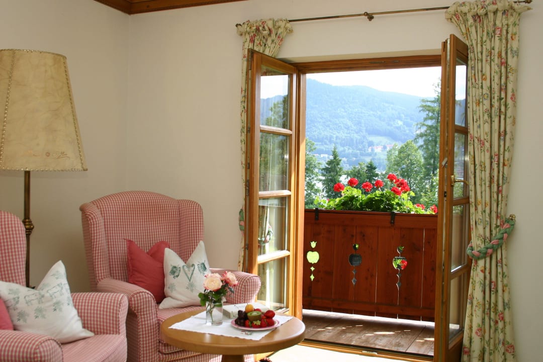 Zimmerausblick Landhaus Christl