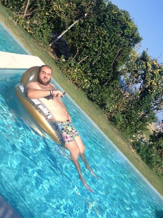 In my private pool of my room Hotel Dion Palace Resort and Spa