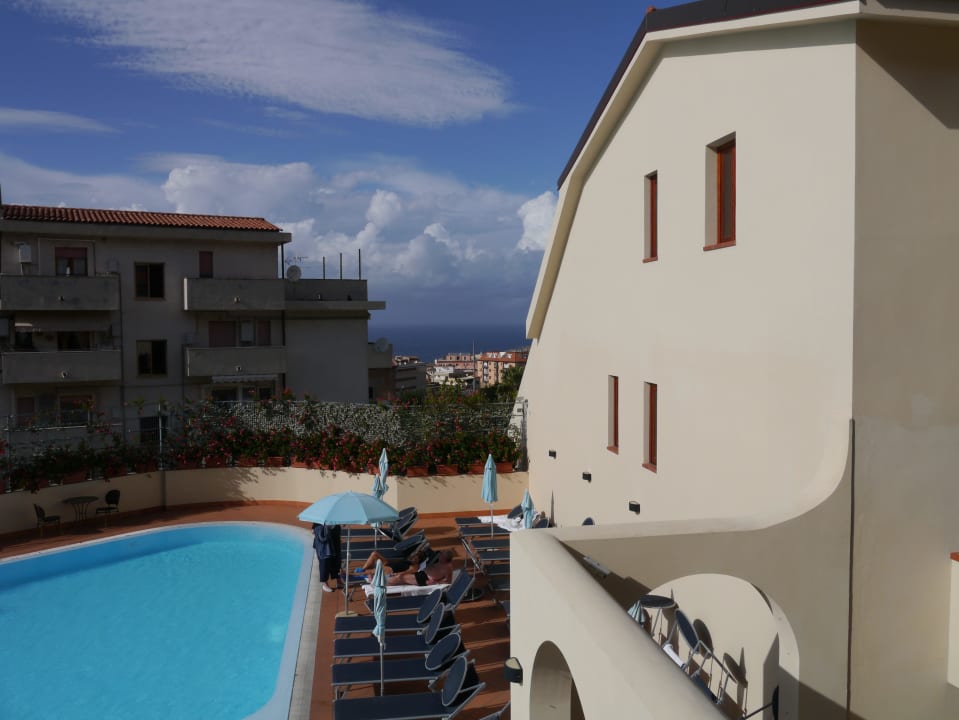 Ausblick aus unserem Zimmer Tropis Hotel