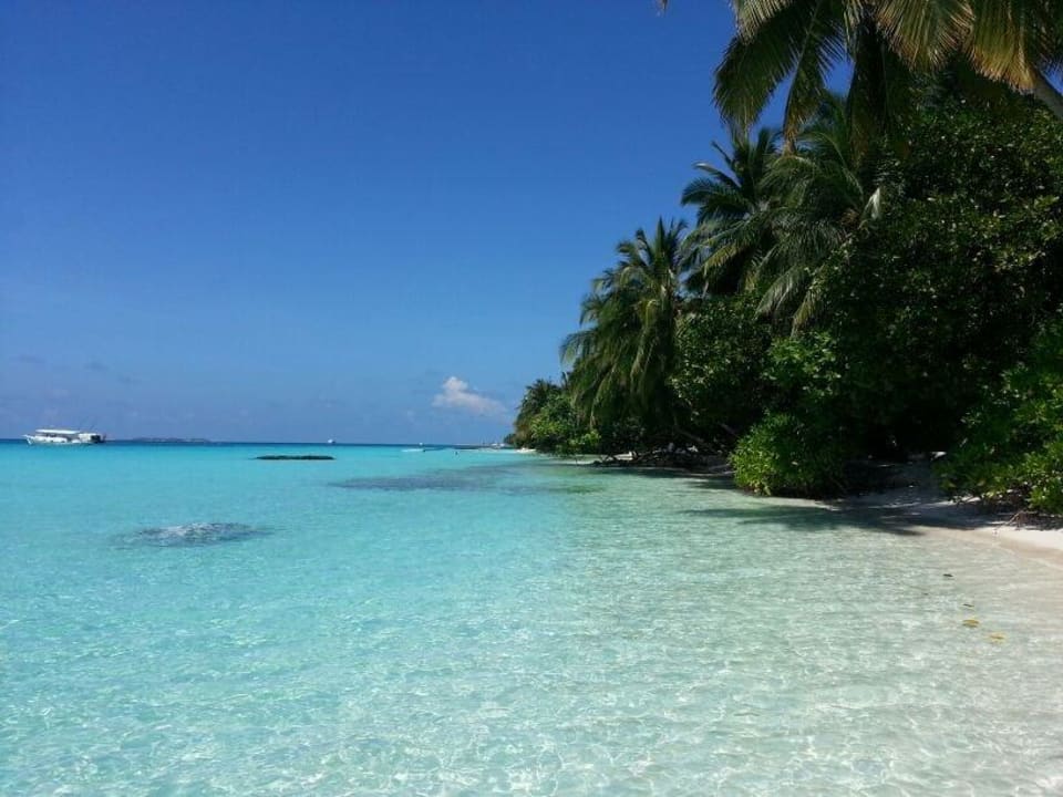 Gemütliche Badebucht  Kuramathi Maldives
