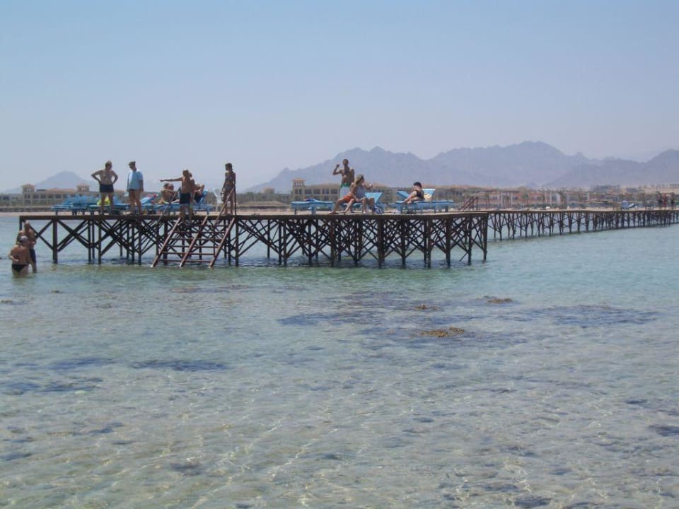 Der Steg von der Meerseite Pickalbatros Royal Moderna Resort-Sharm El Sheikh