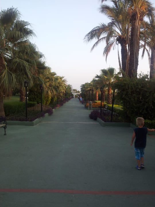 Gartenanlage/ Weg zum Strand Trendy Aspendos Beach Hotel