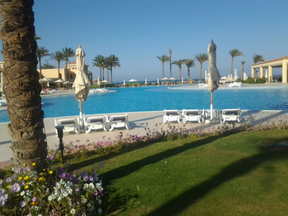 Pool, Meer und blauer Himmel Cleopatra Luxury Resort Makadi Bay