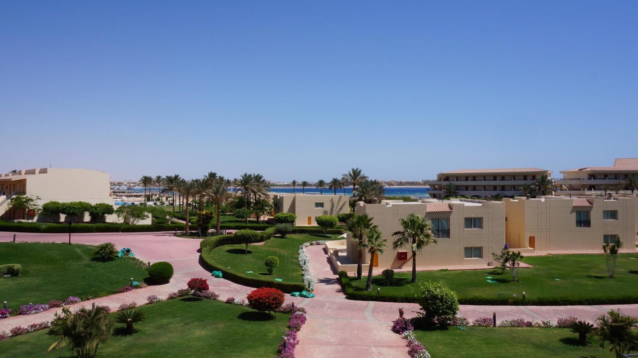 Blick von der Lobbybar  Cleopatra Luxury Resort Makadi Bay