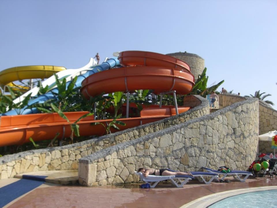 Aufgang zur Rutsche Blue Waters Club