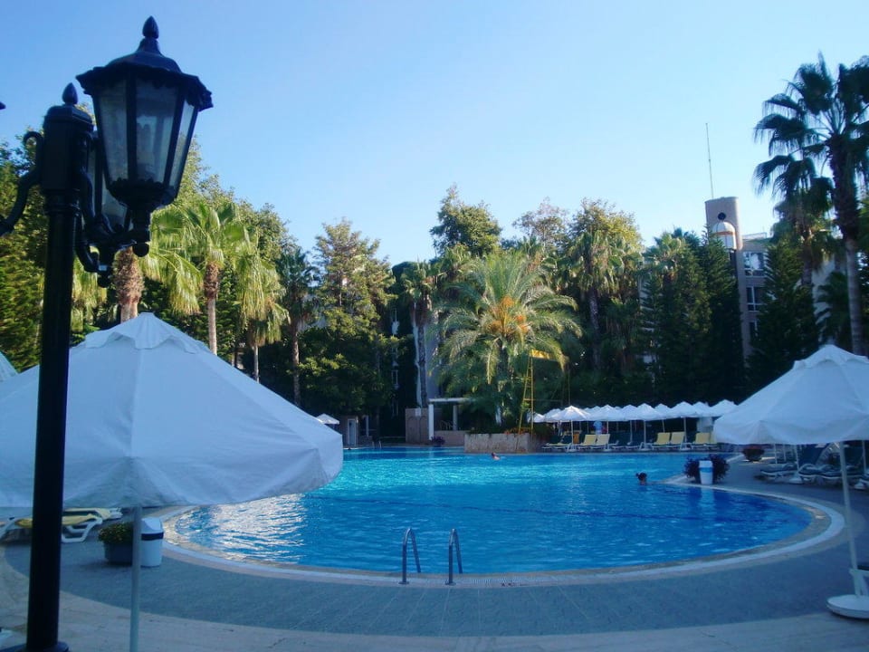 Der kleine Pool neben dem Hauptrestaurant Botanik Hotel & Resort