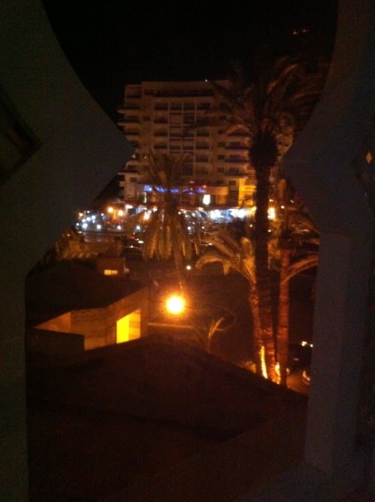 Ausblick zur Straße Hotel Marhaba Club