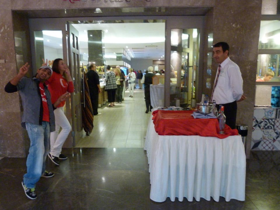 Empfang zum türkischen Abend Port Side Resort Hotel