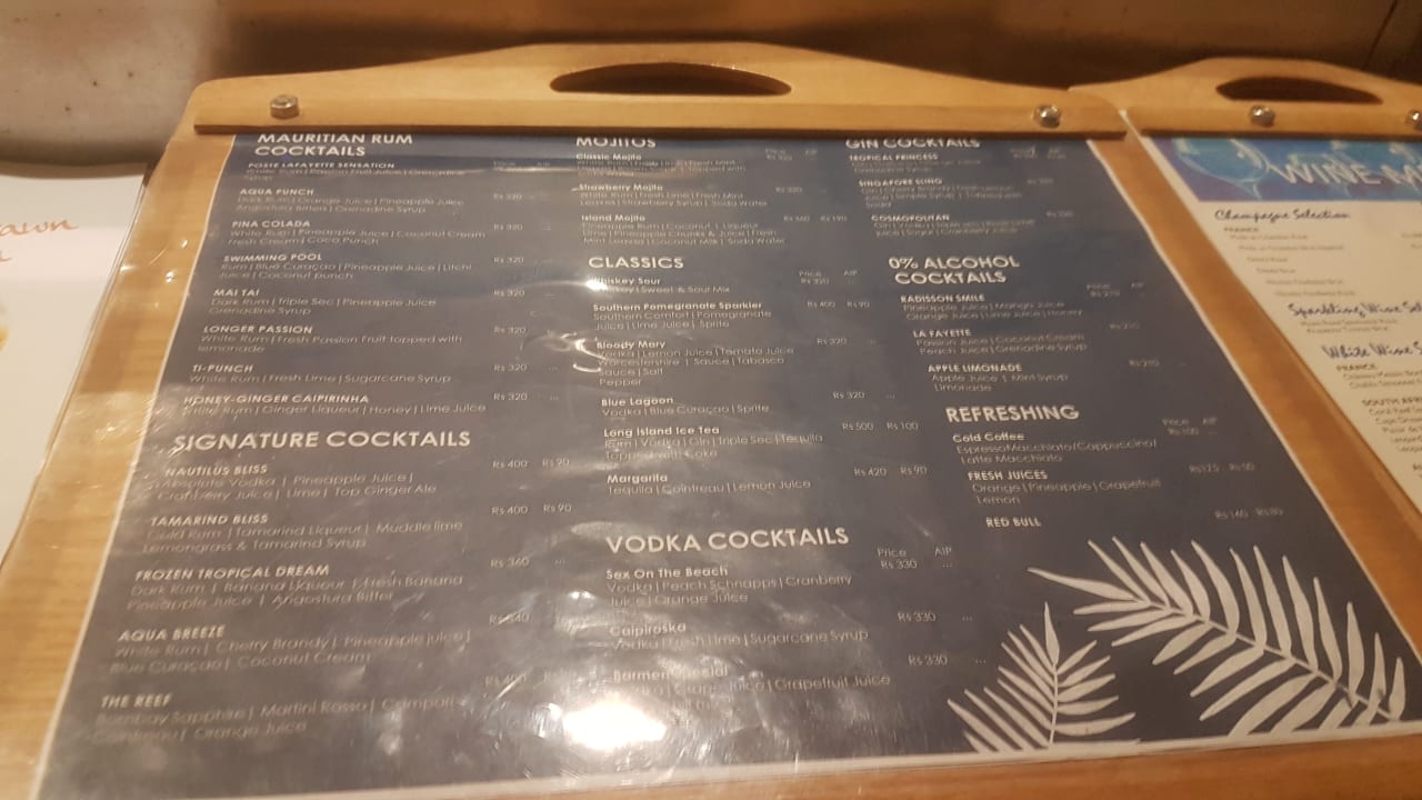 Gastro Radisson Blu Poste Lafayette Resort & Spa - Adults only