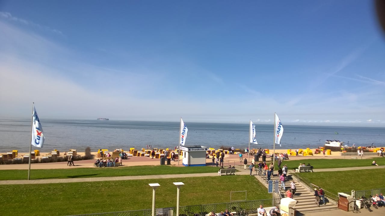 Ausblick Strandhotel Duhnen / Aparthotel Kamp