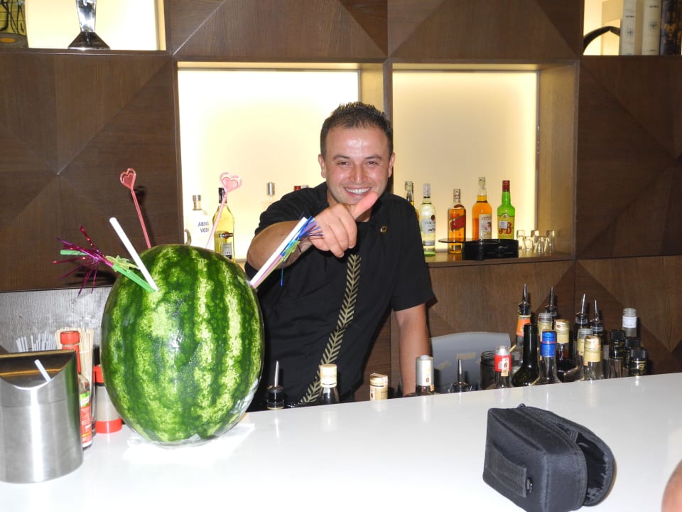 Viele Grüße an den netten Barkeeper!  Hotel Delphin Imperial