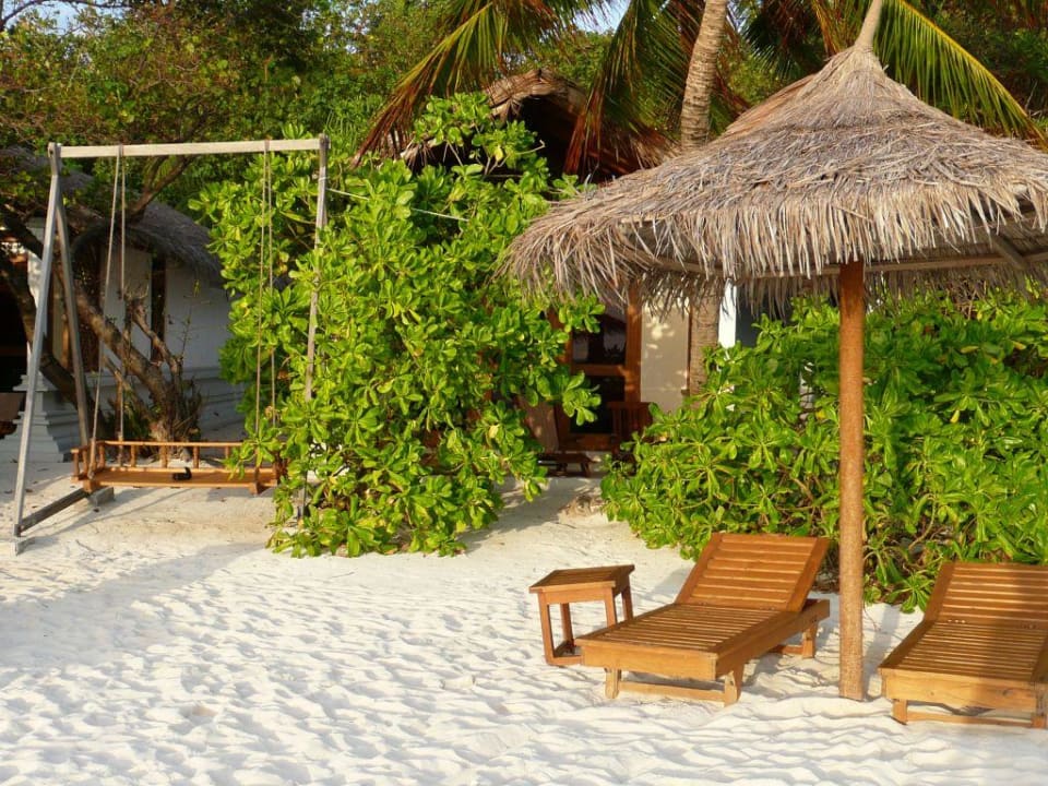Blick zum Bungi NH Collection Maldives Reethi Resort