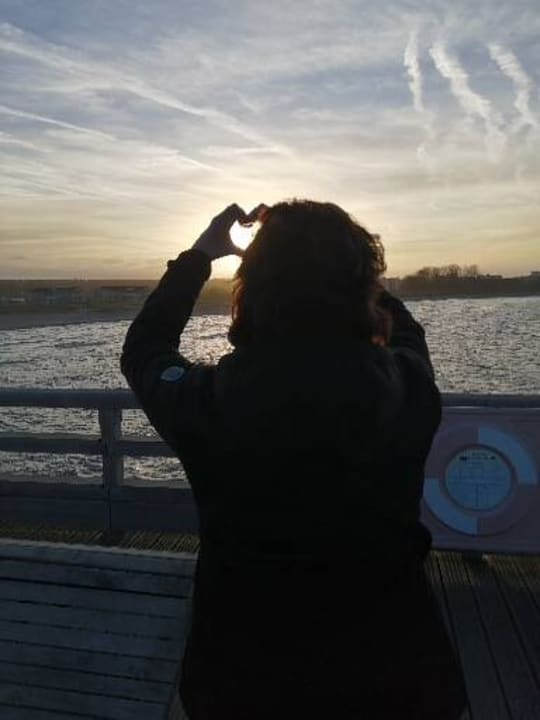 Außenansicht Bretterbude Heiligenhafen