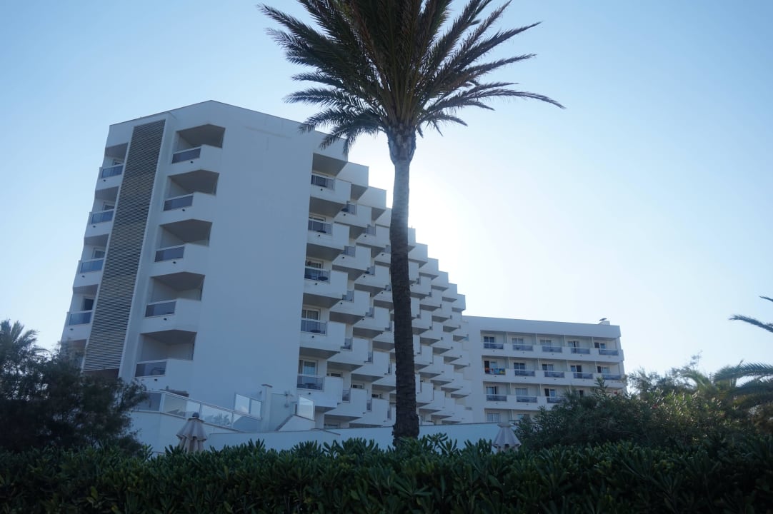 Blick vom Strand Hipotels Flamenco