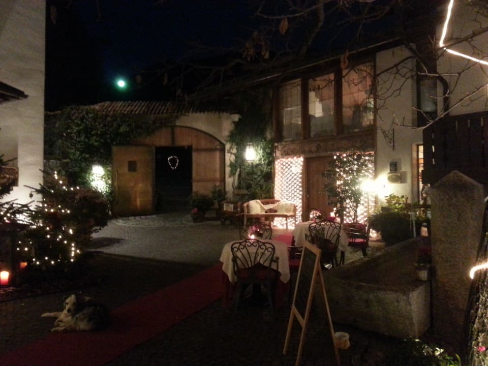 Hoteleingang Hotel Ansitz Plantiz