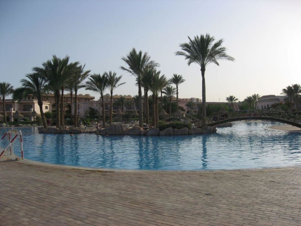 Basen od strony baru Parrotel Beach Resort