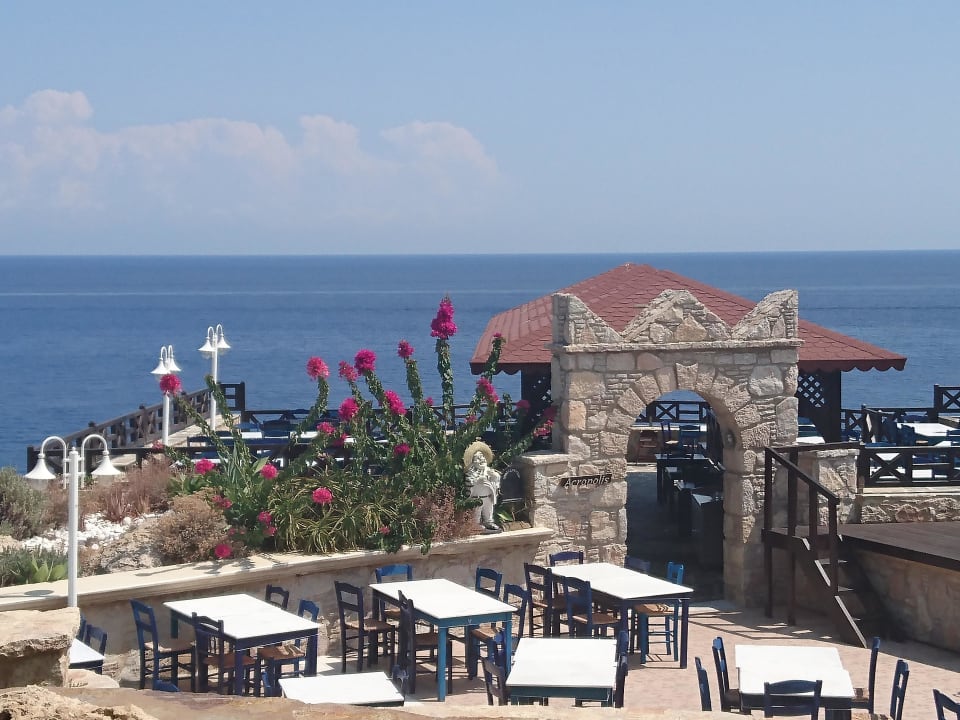 Ausblick beim Mittag Hotel Kalithea Horizon Royal