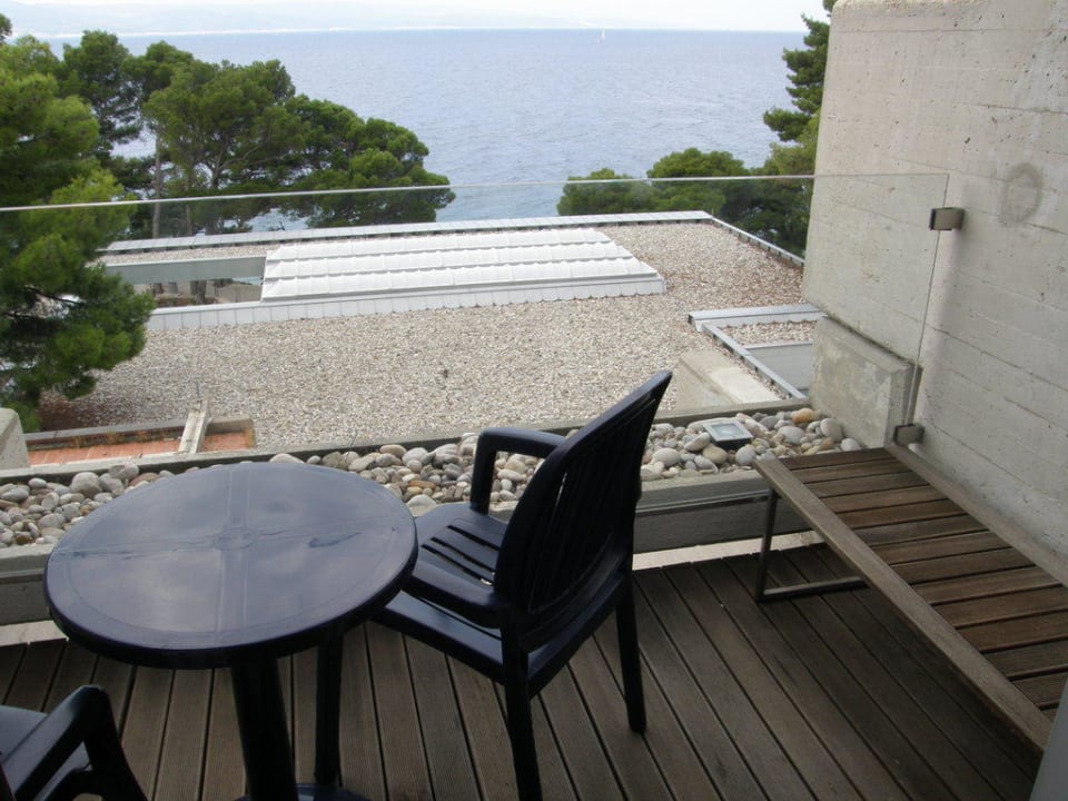Balkon mit Meerblick Bluesun Hotel Soline