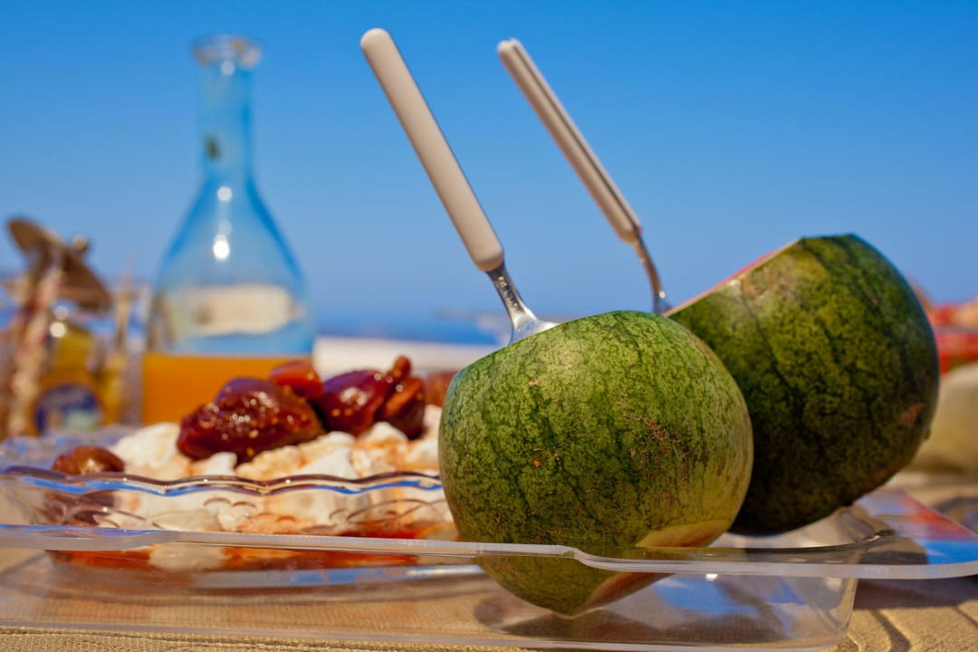 Organic home made breakfast Aegagros Caldera Houses
