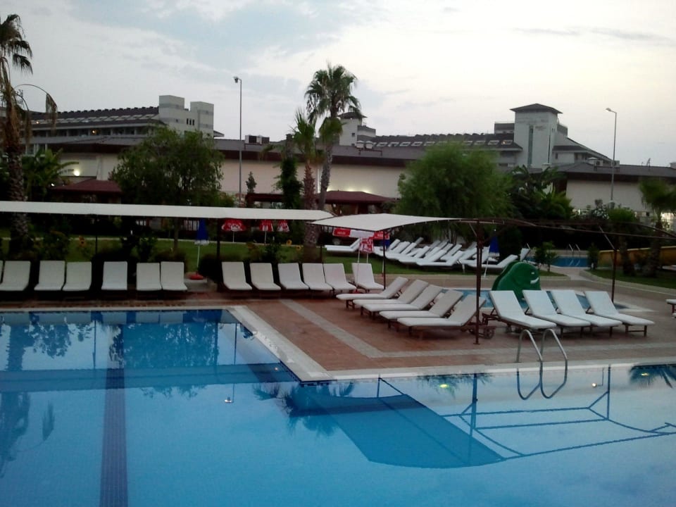 Liegen um den Pool herum Hotel Sidekum
