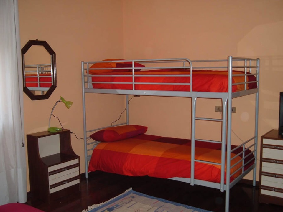Camera con letto a castello B&B Coccinella