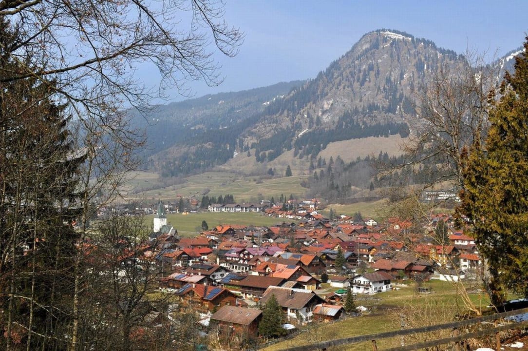 Ausblick vom Haus Bürgle auf Bad Oberdorf Haus Bürgle