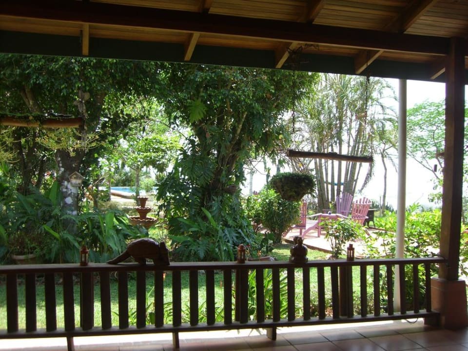 Blick in den Garten Finca El Mirador