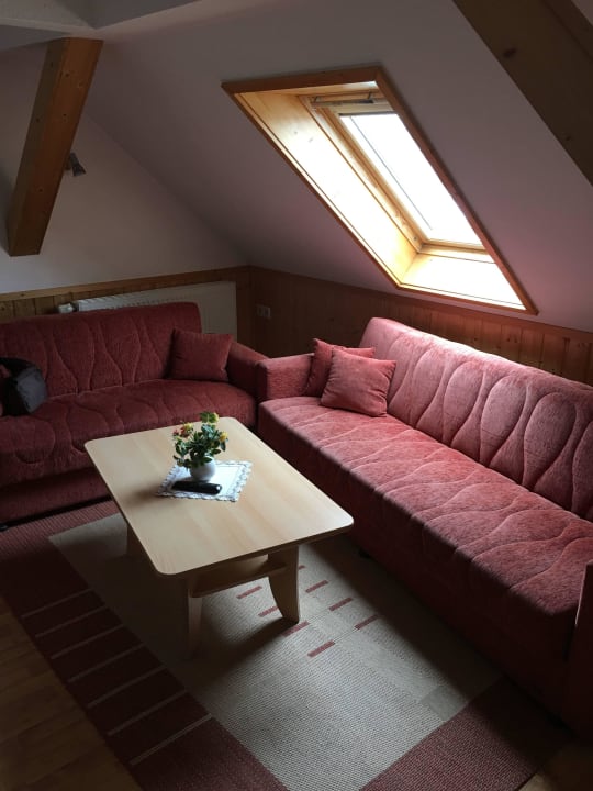 Zimmer 1 Wohnbereich Pension Bergglöckl
