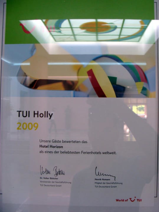 Auszeichnung Hotel Horizon Beach Resort