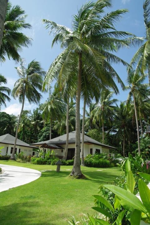 Deluxe Villas im hinteren Teil der Anlage Hotel The Racha