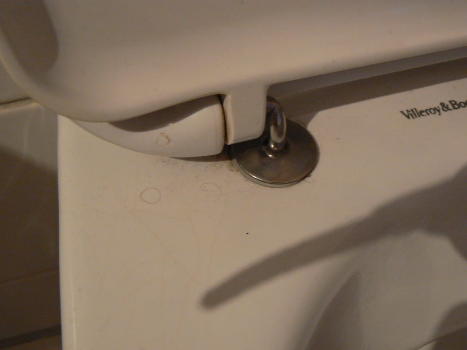 Dreck am WC AHORN Panorama Hotel Oberhof