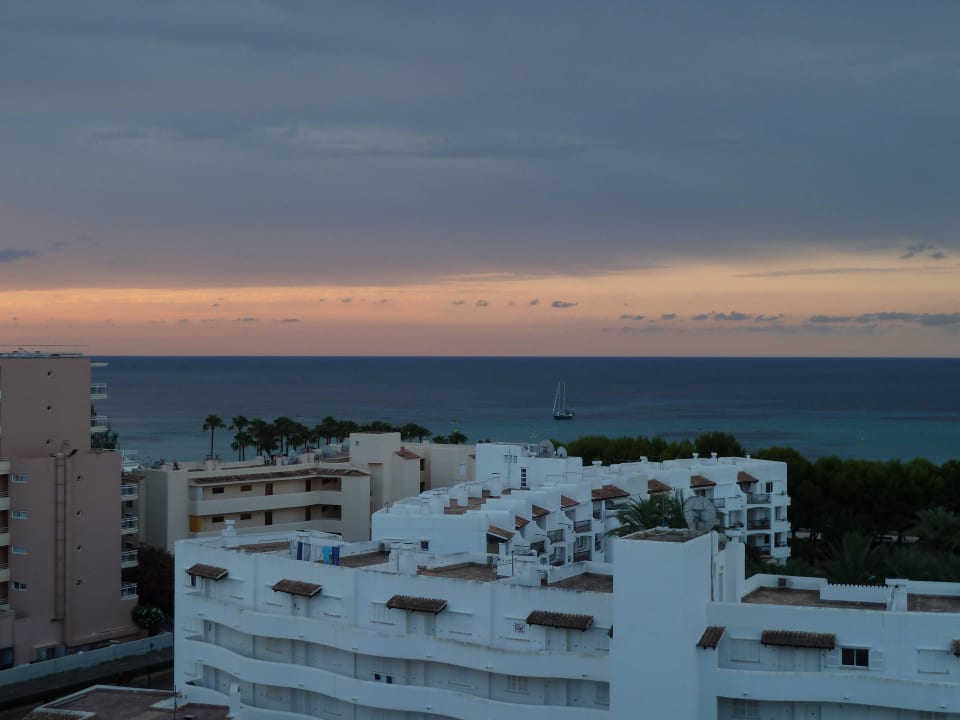 Sonnenaufgang vom Balkon aus Welikehotel Marfil Playa