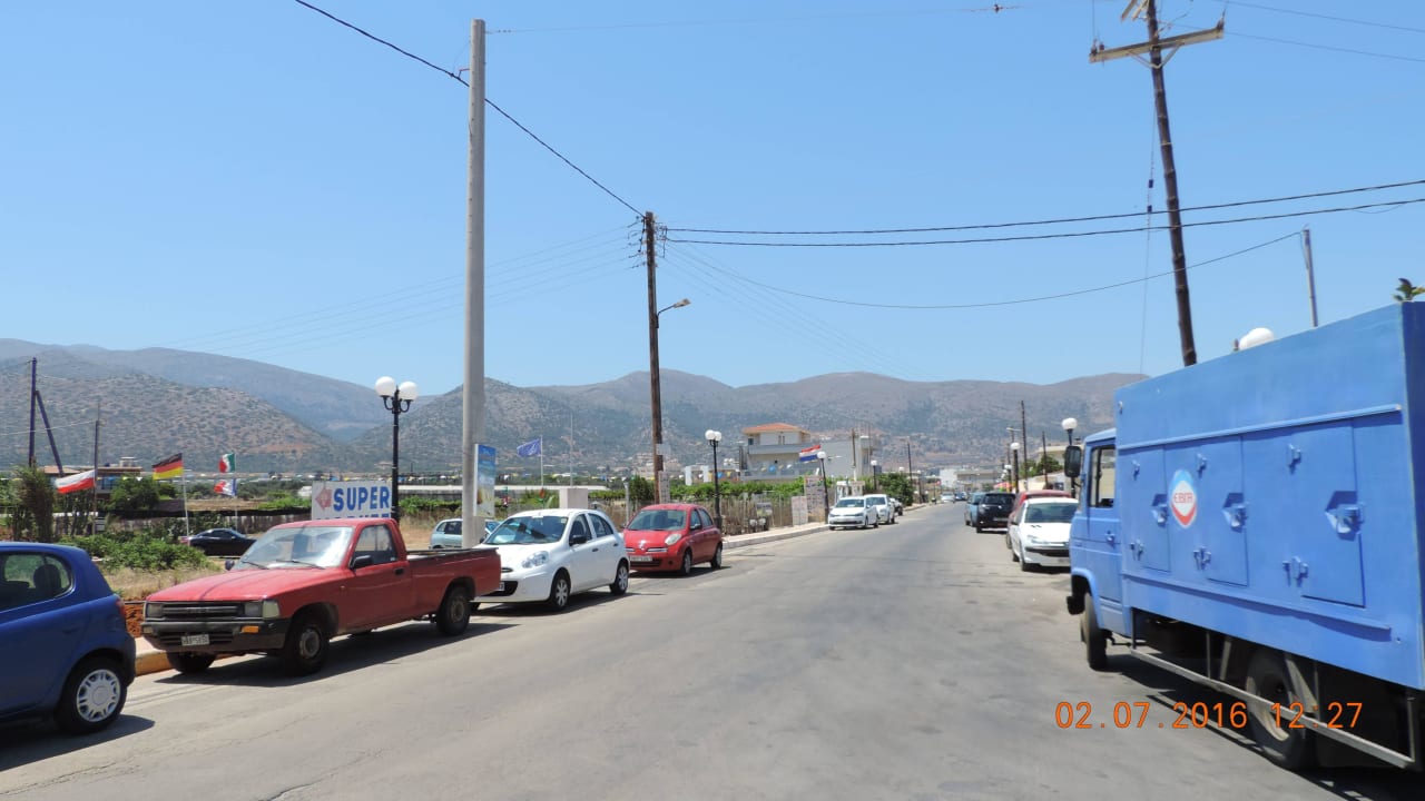 Straße vor dem Hotel allsun Hotel Carolina Mare