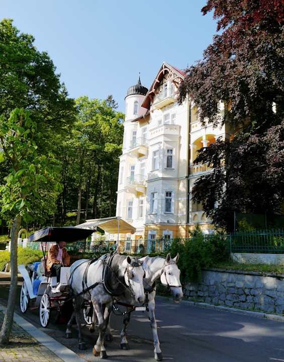 Ansicht aus Richtung Casino Hotel Villa Regent