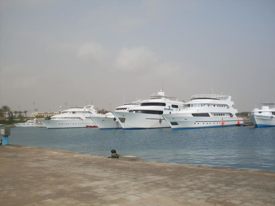 Der Hafen mit wunderschönen Booten Continental Hotel Hurghada