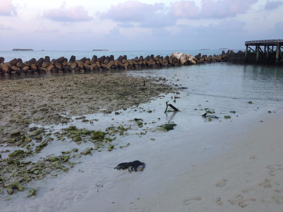 Schlechtester Strand auf den Malediven Kuredu Island Resort & Spa