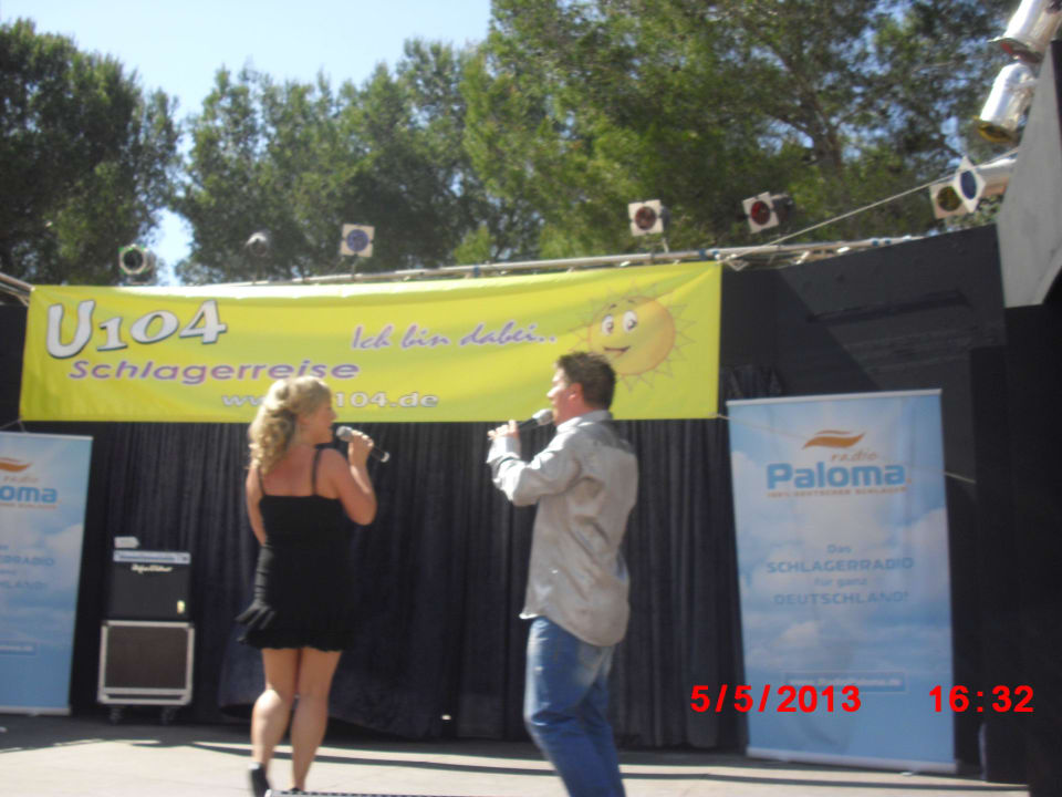 Silke und Dirk Spielberg beim Auftritt Iberostar Waves Club Cala Barca