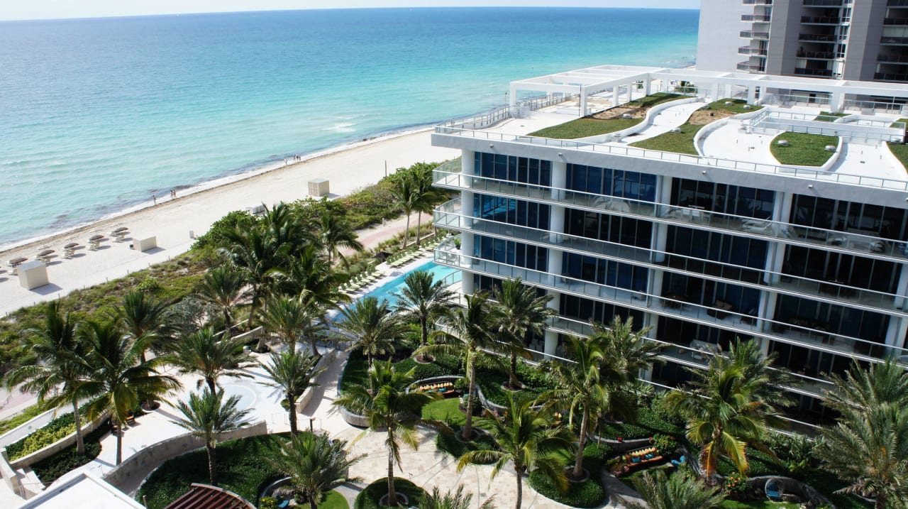 Blick aus unserem Zimmer Carillon Miami Wellness Resort