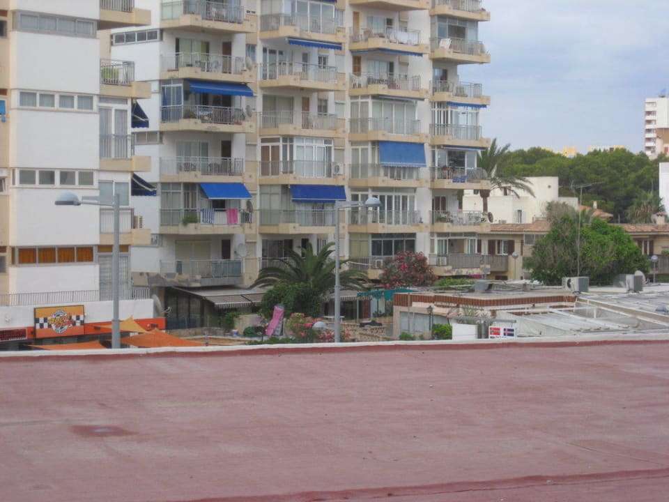 Balkon Richtung Straße Hotel HM Gran Fiesta